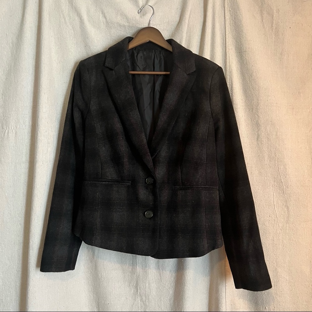 Lovely Dark Blue Black Grey Jacket Blazer